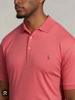 Polo Ralph Lauren Polo Shirt Mens XL Classic Fit Cotton Golf Flesh Pony Logo
